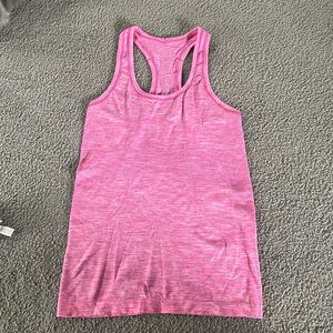 Lulu lemon swiftly tech tank tops size 6 pink